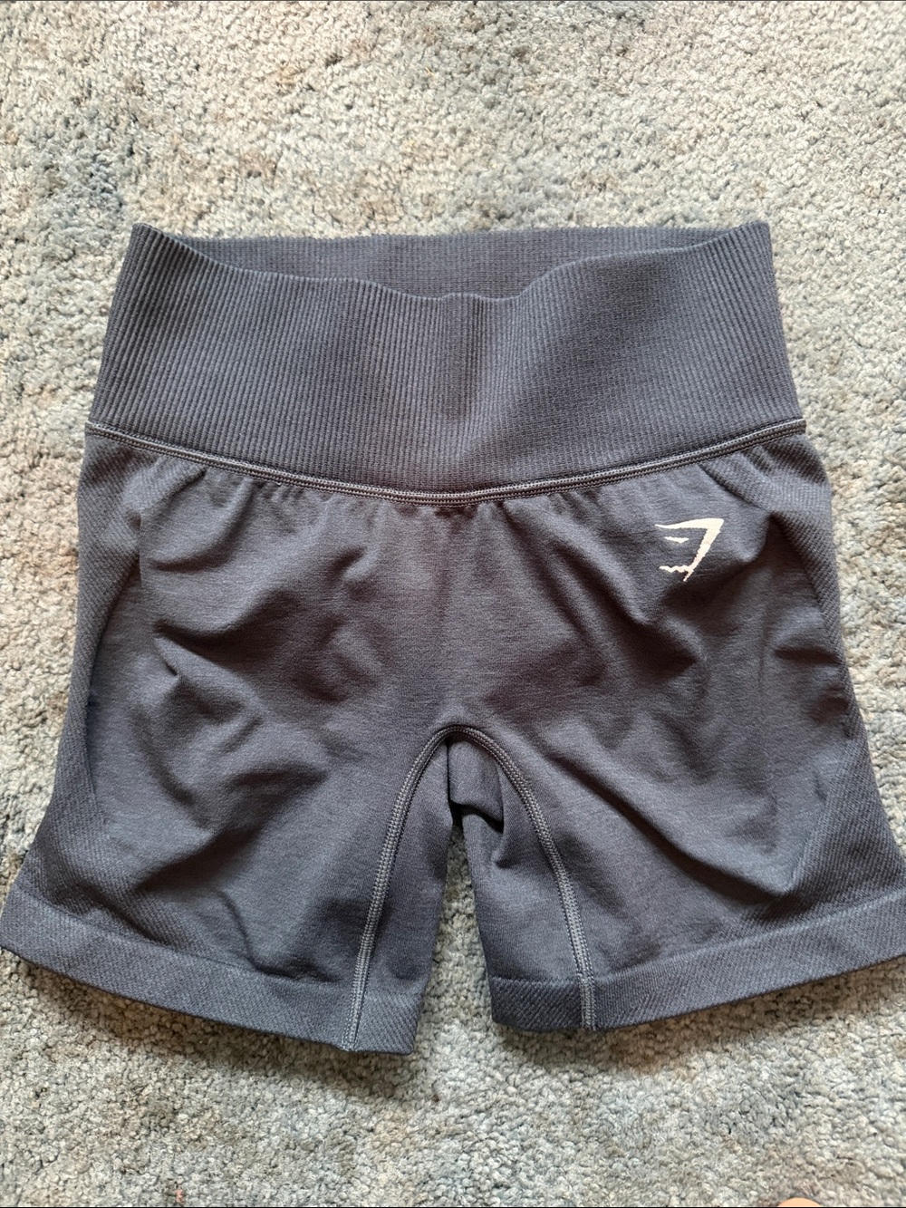 Gym shark Women’s High-Waist Black Seamless Workout Shorts XS worn once